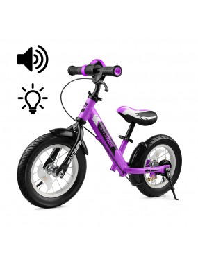 Беговел с ревом мотора, светодиодами и надувными колесами Small Rider Roadster 2 AIR Plus (фиолетовый) Беговел с ревом мотора, светодиодами и надувными колесами Small Rider Roadster 2 AIR Plus (фиолетовый)
