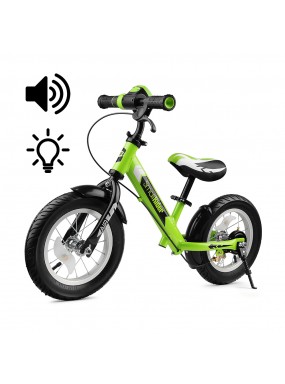 Беговел с ревом мотора, светодиодами и надувными колесами Small Rider Roadster 2 AIR Plus (зеленый) Беговел с ревом мотора, светодиодами и надувными колесами Small Rider Roadster 2 AIR Plus (зеленый)