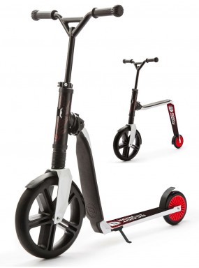 Самокат-беговел трансформер Scoot&Ride Highway Gangster 2 в 1 (бело-красный)