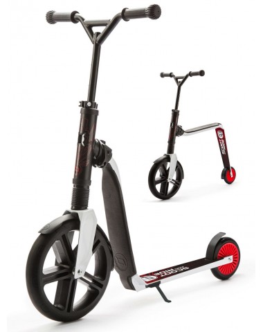Самокат-беговел трансформер Scoot&Ride Highway Gangster 2 в 1 (бело-красный)