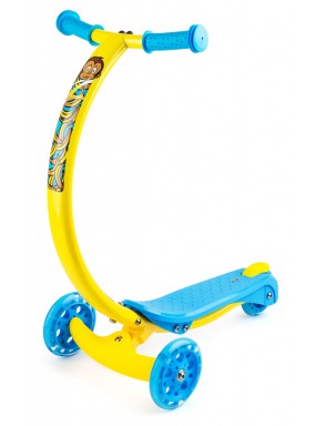 Самокат с изогнутой ручкой и светящимися колесами Zycom Zipster (Зайком Зипстер) (обезьянка) Самокат с изогнутой ручкой и светящимися колесами Zycom Zipster (Зайком Зипстер) (обезьянка)