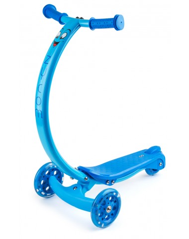 Самокат с изогнутой ручкой и светящимися колесами Zycom Zipster (Зайком Зипстер) (синий) трехколесный / кикборд Самокат с изогнутой ручкой и светящимися колесами Zycom Zipster (Зайком Зипстер) (синий) трехколесный / кикборд