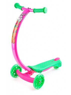 Самокат с изогнутой ручкой и светящимися колесами Zycom Zipster (Зайком Зипстер) (зайчики) Самокат с изогнутой ручкой и светящимися колесами Zycom Zipster (Зайком Зипстер) (зайчики)