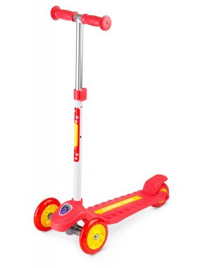 Трехколесный самокат Small Rider Galaxy One (светящиеся колеса) (CZ) (красный)