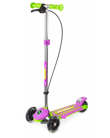 Трехколесный самокат Small Rider Galaxy (светящиеся колеса и ручной тормоз) (CZ) (зелено-фиолетовый) Трехколесный самокат Small Rider Galaxy (светящиеся колеса и ручной тормоз) (CZ) (зелено-фиолетовый)