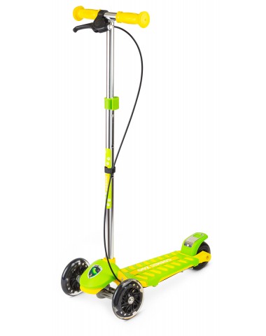 Трехколесный самокат Small Rider Galaxy (светящиеся колеса и ручной тормоз) (CZ) (зелено-желтый) Трехколесный самокат Small Rider Galaxy (светящиеся колеса и ручной тормоз) (CZ) (зелено-желтый)
