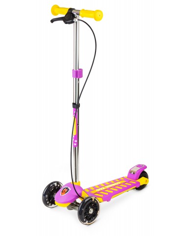 Трехколесный самокат Small Rider Galaxy (светящиеся колеса и ручной тормоз) (CZ) (желто-фиолетовый) Трехколесный самокат Small Rider Galaxy (светящиеся колеса и ручной тормоз) (CZ) (желто-фиолетовый)