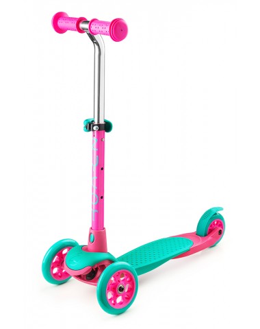 Трехколесный самокат Zycom Zing Mini с легко вынимаемой ручкой (изумрудно-розовый) Трехколесный самокат Zycom Zing Mini с легко вынимаемой ручкой (изумрудно-розовый)