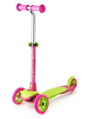 Трехколесный самокат Zycom Zing Mini с легко вынимаемой ручкой (зелено-розовый) Трехколесный самокат Zycom Zing Mini с легко вынимаемой ручкой (зелено-розовый)