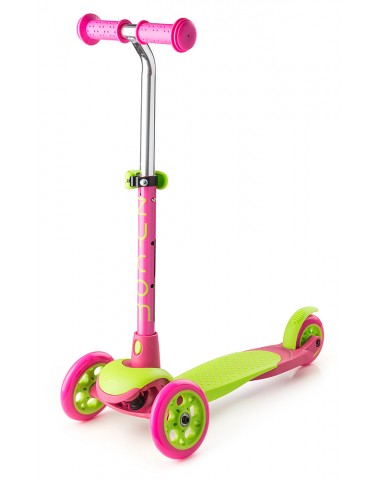 Трехколесный самокат Zycom Zing Mini с легко вынимаемой ручкой (зелено-розовый) Трехколесный самокат Zycom Zing Mini с легко вынимаемой ручкой (зелено-розовый)