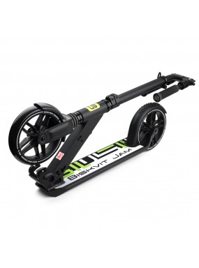 Элитный самокат с большими колесами и амортизатором Biskvit Jam Super-Premium 1 (черный) Элитный самокат с большими колесами и амортизатором Biskvit Jam Super-Premium 1 (черный)