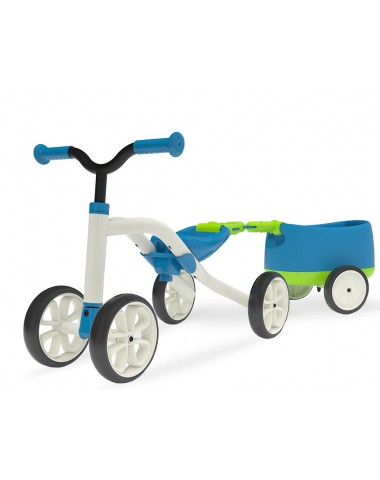 Детская каталка с прицепом Chillafish Quadie and Trailie (синий)