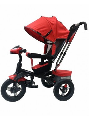 Трехколесный велосипед Moby Kids Comfort 12x10 AIR Car1 (красный)