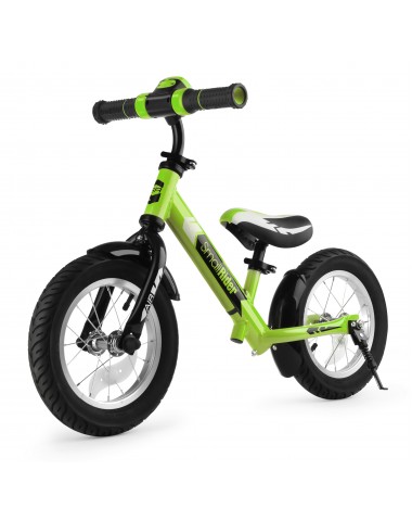 Беговел с ревом мотора, светодиодами и надувными колесами Small Rider Roadster 2 AIR Plus NB (зеленый)