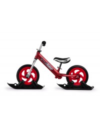 Combo Drift - Беговел из алюминия с лыжами и колесами Small Rider Foot Racer EVA (красный)