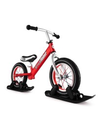Combo Drift - Беговел из алюминия с лыжами и колесами Small Rider Foot Racer AIR (красный) Combo Drift - Беговел из алюминия с лыжами и колесами Small Rider Foot Racer AIR (красный)