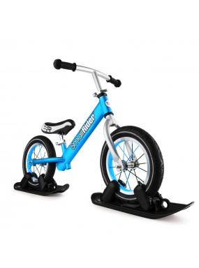 Combo Drift - Беговел из алюминия с лыжами и колесами Small Rider Foot Racer AIR (синий)