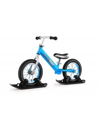 Combo Drift - Беговел из алюминия с лыжами и колесами Small Rider Foot Racer AIR (синий)