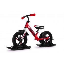 Combo Drift - Беговел из алюминия с лыжами и колесами Small Rider Roadster 2 EVA (красный)