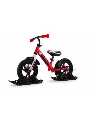 Combo Drift - Беговел из алюминия с лыжами и колесами Small Rider Roadster 2 EVA (красный)