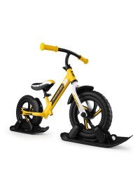 Combo Drift - Беговел из алюминия с лыжами и колесами Small Rider Roadster 2 EVA (желтый)