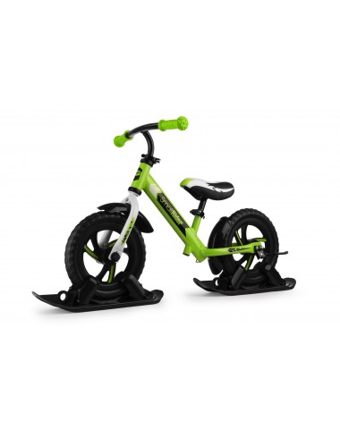 Combo Drift - Беговел из алюминия с лыжами и колесами Small Rider Roadster 2 EVA (зеленый)