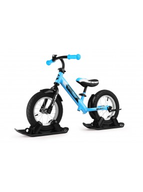 Combo Drift - Беговел из алюминия с лыжами и колесами Small Rider Roadster 2 AIR (синий)