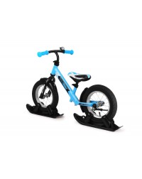 Combo Drift - Беговел из алюминия с лыжами и колесами Small Rider Roadster 2 AIR (синий)