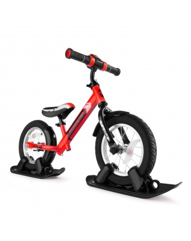Combo Drift - Беговел из алюминия с лыжами и колесами Small Rider Roadster 2 AIR PLUS (NB) (красный)