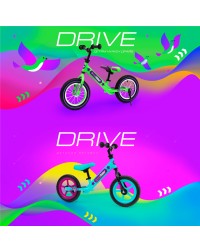 Детский беговел Small Rider Drive 2 EVA (аква-синий)
