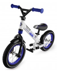 Алюминиевый беговел с 2 амортизаторами, 2 подножками Small Rider Roadster Pro (синий) Алюминиевый беговел с 2 амортизаторами, 2 подножками Small Rider Roadster Pro (синий)