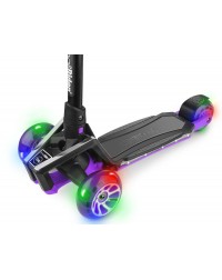Самокат с ревом мотора, свет.колесами, свет.платформой Small Rider Premium Pro 2 (фиолетовый)