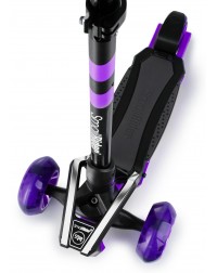 Самокат с ревом мотора, свет.колесами, свет.платформой Small Rider Premium Pro 2 (фиолетовый)