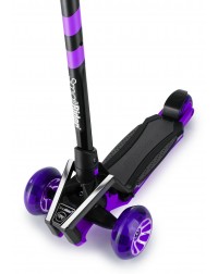 Самокат с ревом мотора, свет.колесами, свет.платформой Small Rider Premium Pro 2 (фиолетовый)