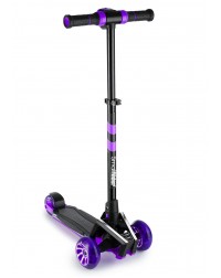 Самокат с ревом мотора, свет.колесами, свет.платформой Small Rider Premium Pro 2 (фиолетовый)