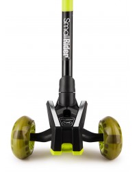 Самокат с ревом мотора, свет.колесами, свет.платформой Small Rider Premium Pro 2 (лайм)
