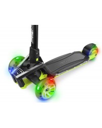 Самокат с ревом мотора, свет.колесами, свет.платформой Small Rider Premium Pro 2 (лайм)