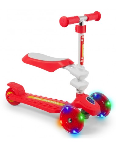 Трехколесный самокат с сиденьем Small Rider Galaxy Seat Flash (красный)