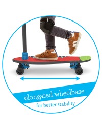 Детский скейтборд-самокат 2 в 1 Chillaifish Skatie Skootie (Бельгия) (черный) Детский скейтборд-самокат 2 в 1 Chillaifish Skatie Skootie (Бельгия) (черный)