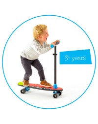 Детский скейтборд-самокат 2 в 1 Chillaifish Skatie Skootie (Бельгия) (черный) Детский скейтборд-самокат 2 в 1 Chillaifish Skatie Skootie (Бельгия) (черный)