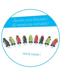 Детский скейтборд Chillaifish Skatie (Бельгия) (черный) Детский скейтборд Chillaifish Skatie (Бельгия) (черный)