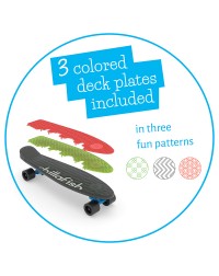 Детский скейтборд Chillaifish Skatie (Бельгия) (черный) Детский скейтборд Chillaifish Skatie (Бельгия) (черный)