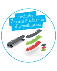 Детский скейтборд Chillaifish Skatie (Бельгия) (черный) Детский скейтборд Chillaifish Skatie (Бельгия) (черный)