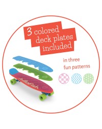 Детский скейтборд Chillaifish Skatie (Бельгия) (черный) Детский скейтборд Chillaifish Skatie (Бельгия) (черный)