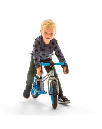 Детский беговел с тормозом Chillafish Fixie (разработка Бельгия) (синий)