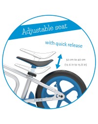 Детский беговел с тормозом Chillafish Fixie (разработка Бельгия) (синий)