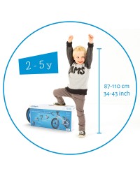 Детский беговел с тормозом Chillafish Fixie (разработка Бельгия) (синий)