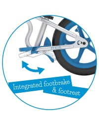 Детский беговел с тормозом Chillafish Fixie (разработка Бельгия) (синий)