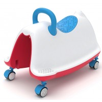 Детский беговел-каталка-качалка-ходунки Chillafish Trackie (разработка Бельгия) (синий)