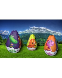 Мешок-рюкзак-подушка, спинка для тюбингов ST4, Small Rider Bags Динозаврики (желтый)